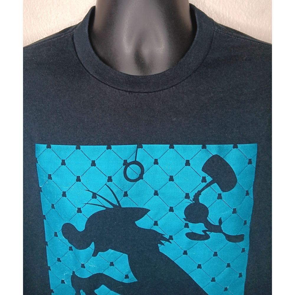 Teddy Fresh x Looney Tunes Adult Small T-shirt Oversized Black Sylvester Tweety - Picture 2 of 8